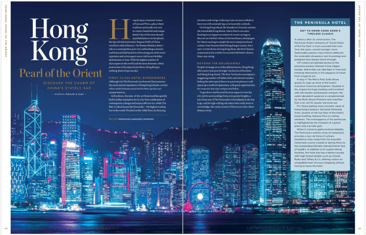 Hong Kong travel writing feature by freelance writer, Philip S. Kay.