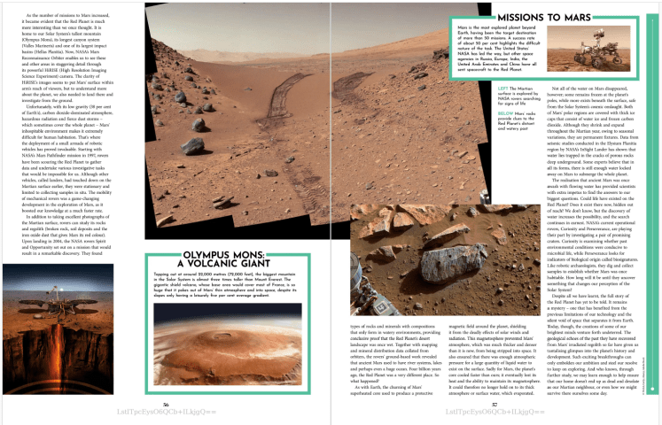 Mars writing feature by freelance writer, Philip S. Kay.